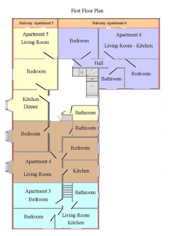 Beach Court Holiday Apartments สเกคเนส ภายนอก รูปภาพ