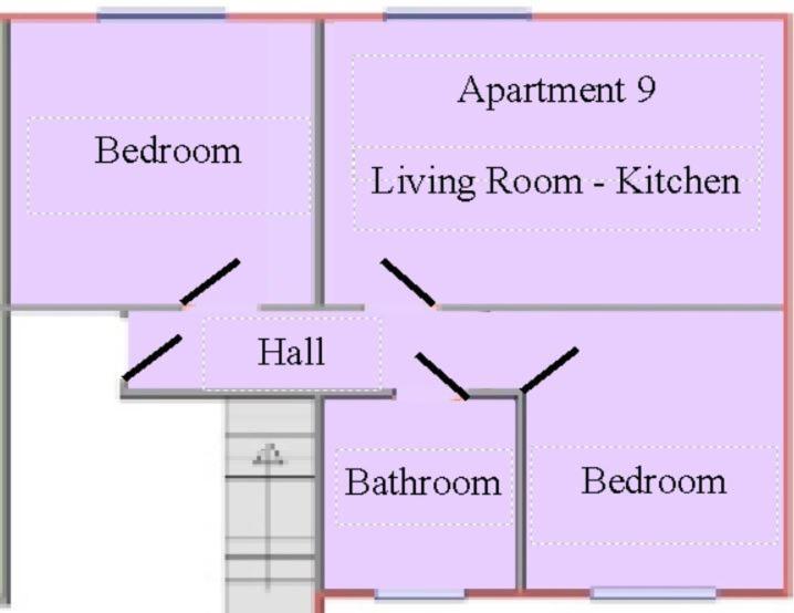 Beach Court Holiday Apartments สเกคเนส ห้อง รูปภาพ